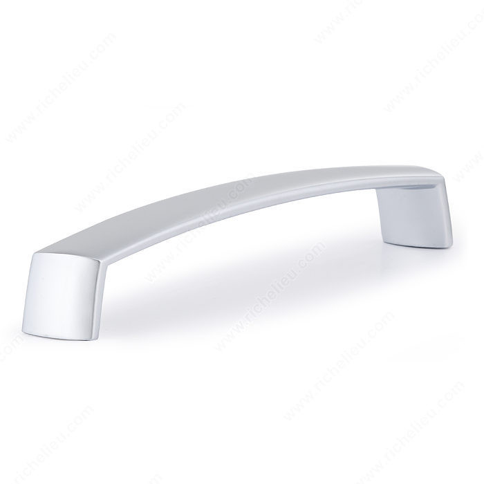 Contemporary Metal Pull - 871, Center to Center 160 mm, Finish Matte Chrome, Length - Overall Dimensions 167 mm