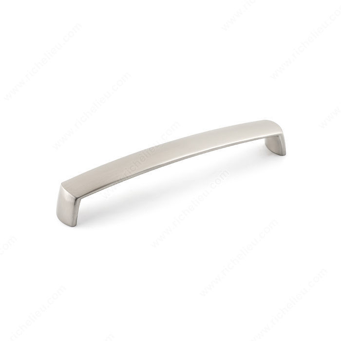 Contemporary Metal Pull - 871, Center to Center 160 mm, Finish Brushed Nickel, Length - Overall Dimensions 167 mm