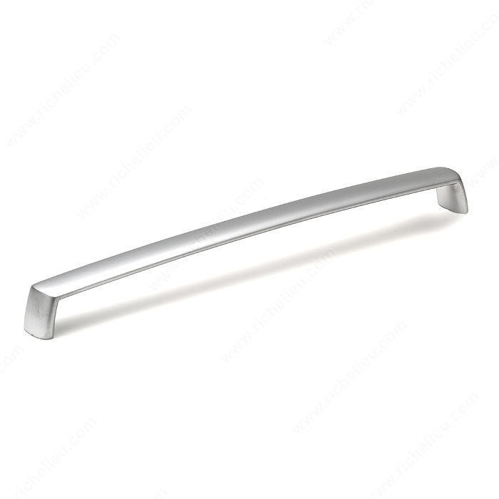 Contemporary Metal Pull - 871, Center to Center 256 mm, Finish Matte Chrome, Length - Overall Dimensions 265 mm