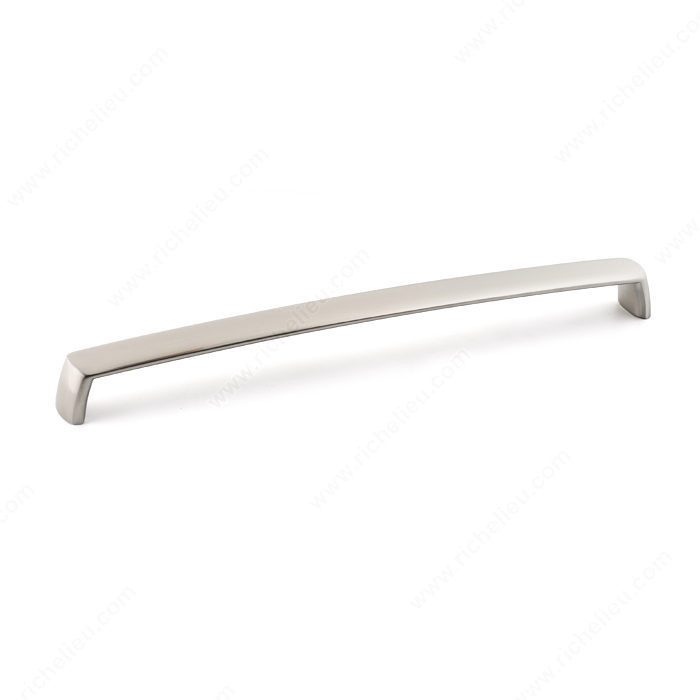 Contemporary Metal Pull - 871, Center to Center 256 mm, Finish Brushed Nickel, Length - Overall Dimensions 265 mm