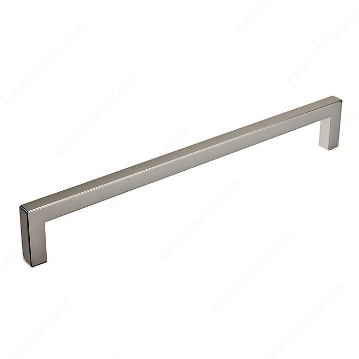 Contemporary Metal Pull - 873, Center to Center 224 mm, Finish Polished Nickel, Length - Overall Dimensions 254 mm