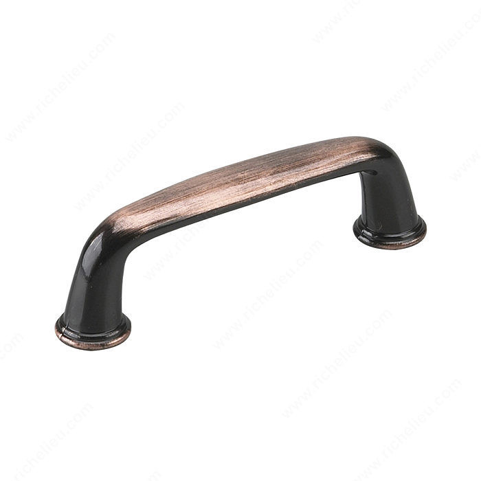 Traditional Metal Pull - 877A, Center to Center 3 in, Finish Antique Copper, Projection - Overall Dimensions 27 mm PRO-PACK 3