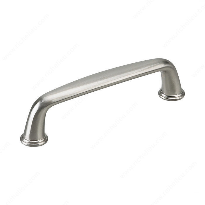 Traditional Metal Pull - 877A, Center to Center 96 mm, Finish Brushed Nickel, Projection - Overall Dimensions 28 mm PRO-PACK 3