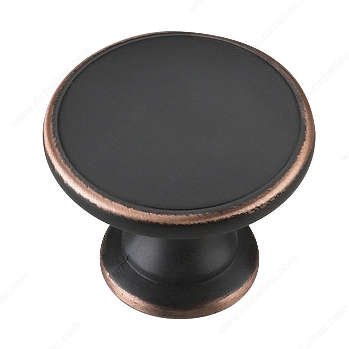 Transitional Metal Knob - 881, Finish Brushed Oil-Rubbed Bronze PRO-PACK 2