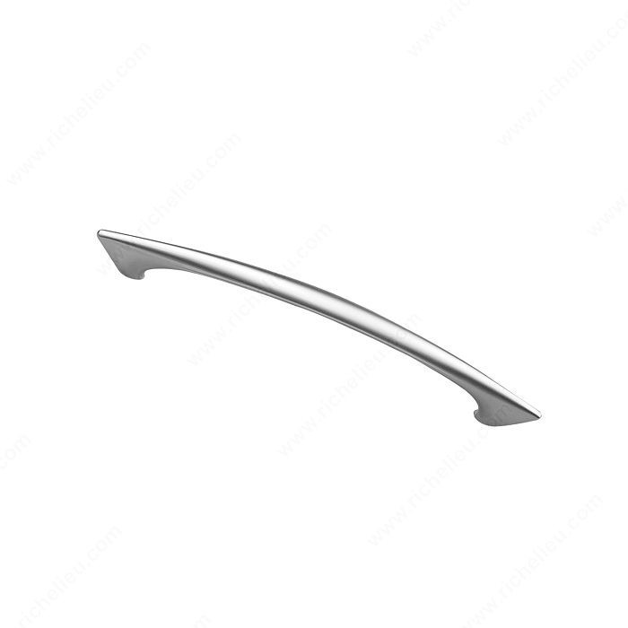 Contemporary Metal Pull - 8831, Center to Center 128 mm, Projection - Overall Dimensions 30.5 mm