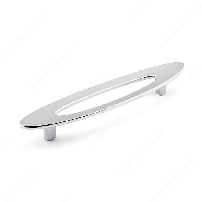 Contemporary Metal Pull - 8899, Center to Center 96 mm, Length - Overall Dimensions 146 mm, Width - Overall Dimensions 31.6 mm PRO-PACK 2