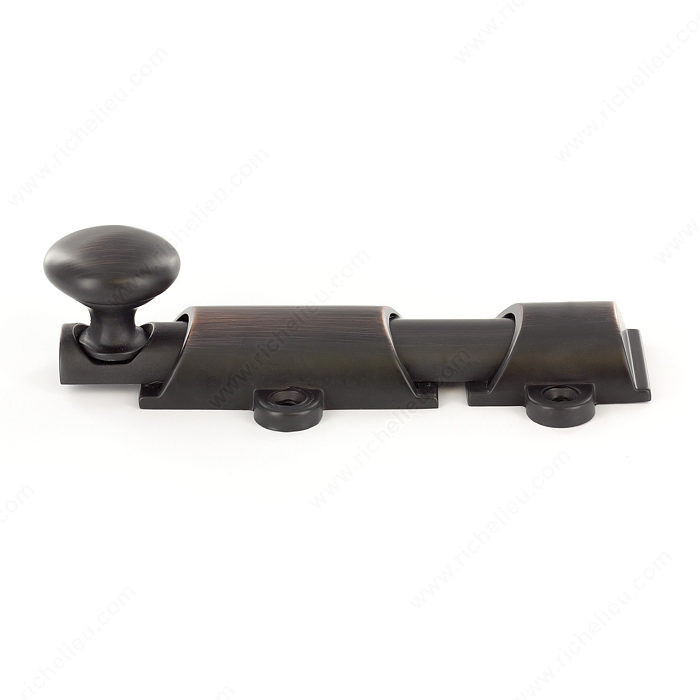 Traditional Metal Surface Bolt - 8910, Finish Brushed Oil-Rubbed Bronze, Length - Overall Dimensions 100 mm Deltana DDB425U10B B004FFPNJO