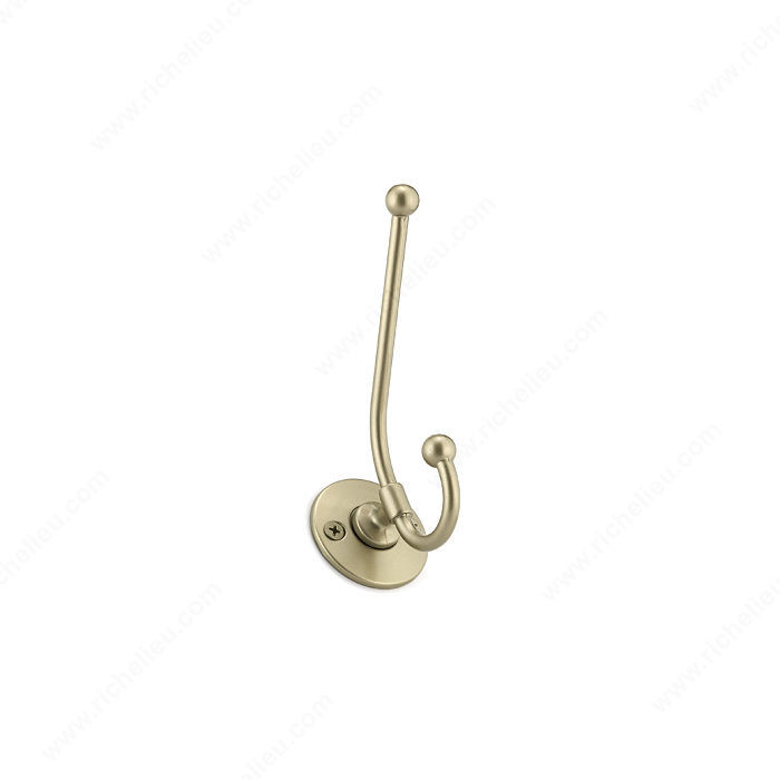 Classic Metal Hook - 912, Finish Matte Nickel PRO-PACK 2