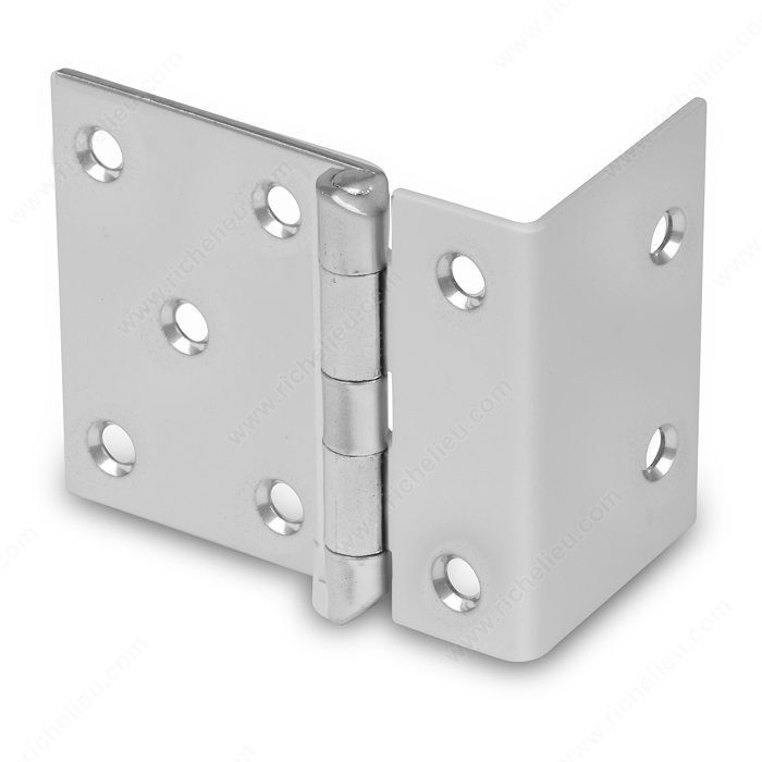3/4 Flush Institutional Hinge, Finish Satin Chrome