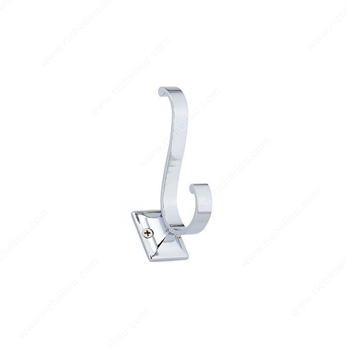 Transitional metal Hook - 924, Finish Chrome, Our Divisions Richelieu