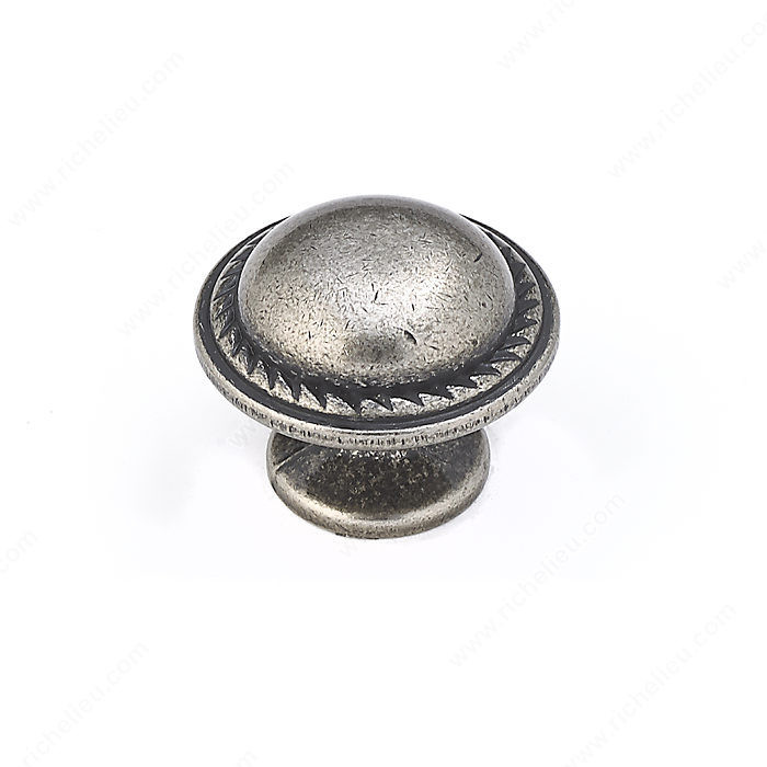 Traditional Metal Knob - 9283, Finish Natural Iron PRO-PACK 2