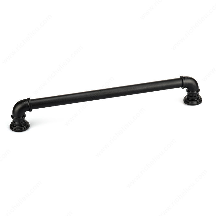 Traditional Forged Iron Pull - 9547, Center to Center 384 mm, Projection - Overall Dimensions 63.5 mm