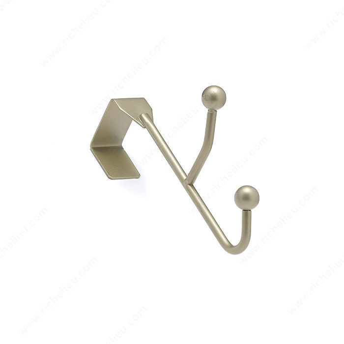 Utility Over-The-Door Hook- 998, Finish Matte Nickel, Our Divisions Richelieu PRO-PACK 2