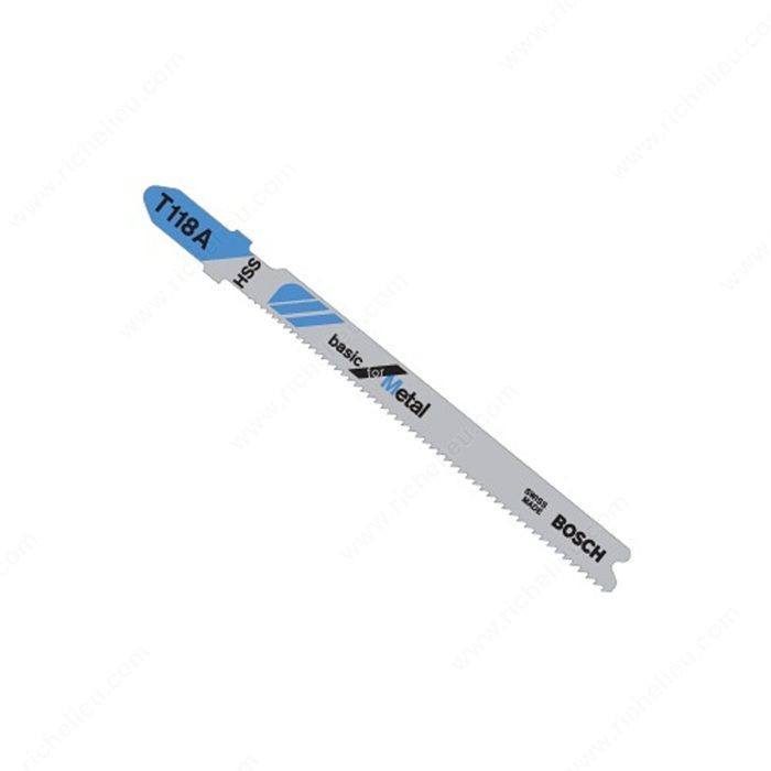 Straight Cut Blade for Metal, 3-5/8, 24 Teeth per Inch (5-Pack),