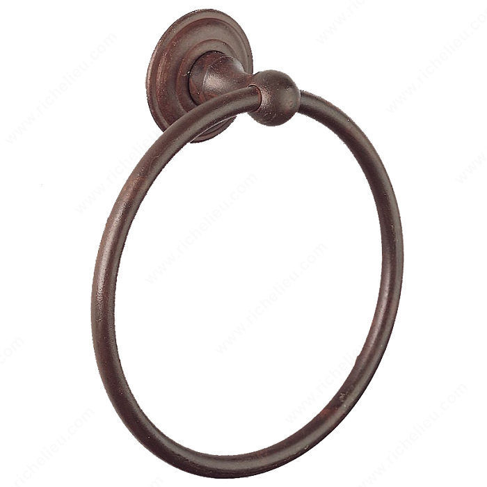 Towel Ring - Champagne Series, Finish Satin Steel