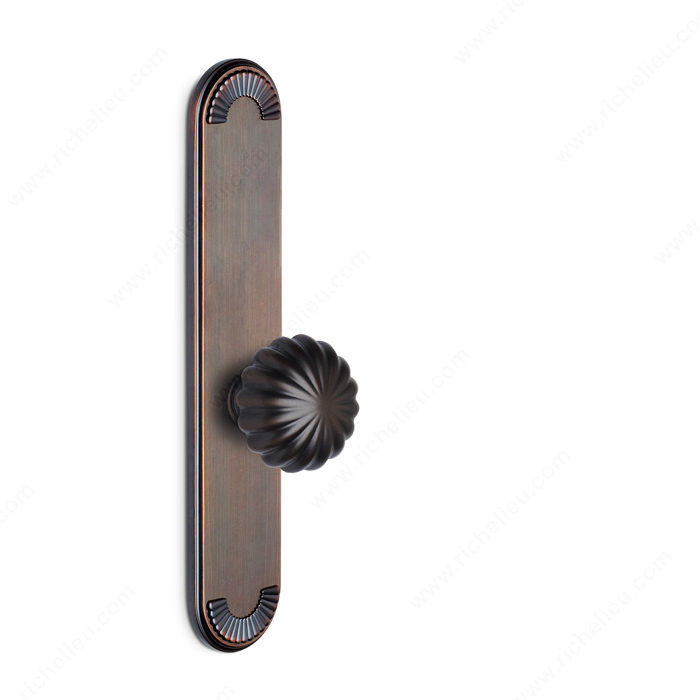 Deadbolt Full Dummy, Knob K5/K5 - California, Finish PVD Polished Nickel