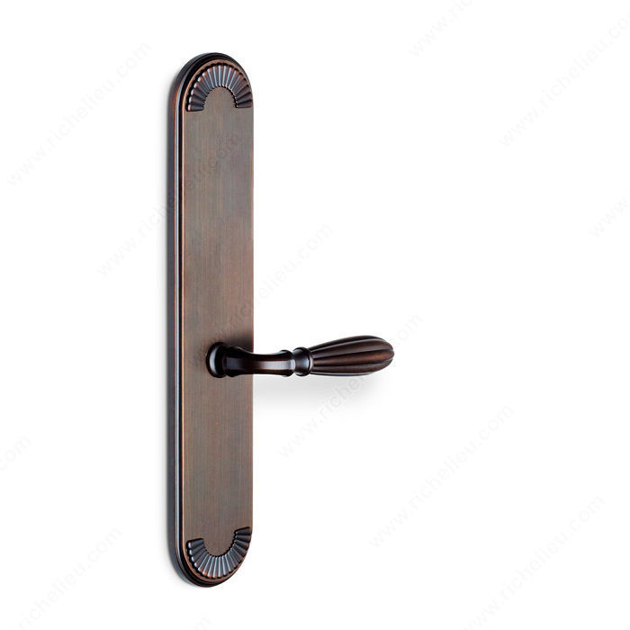 Deadbolt Full Dummy, Lever L5/L5 - California, Finish Brushed Oil-Rubbed Bronze
