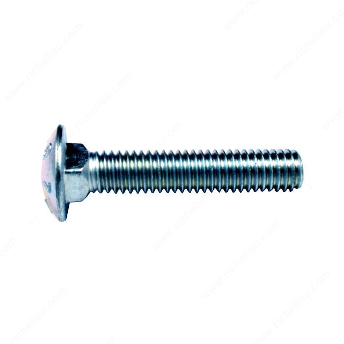 Carriage Bolt, Pan Head - Zinc,