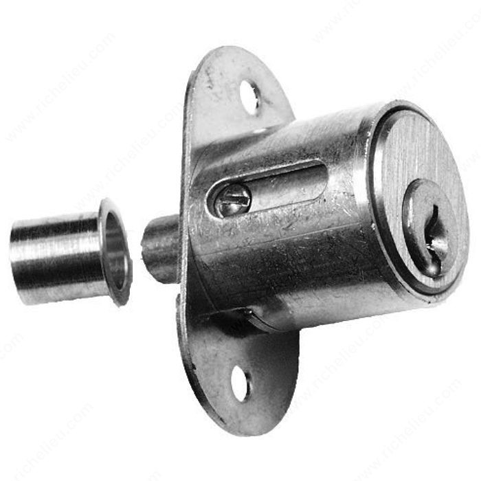 Push Lock, Key Type Keyed Alike #16230, Finish Satin Chrome