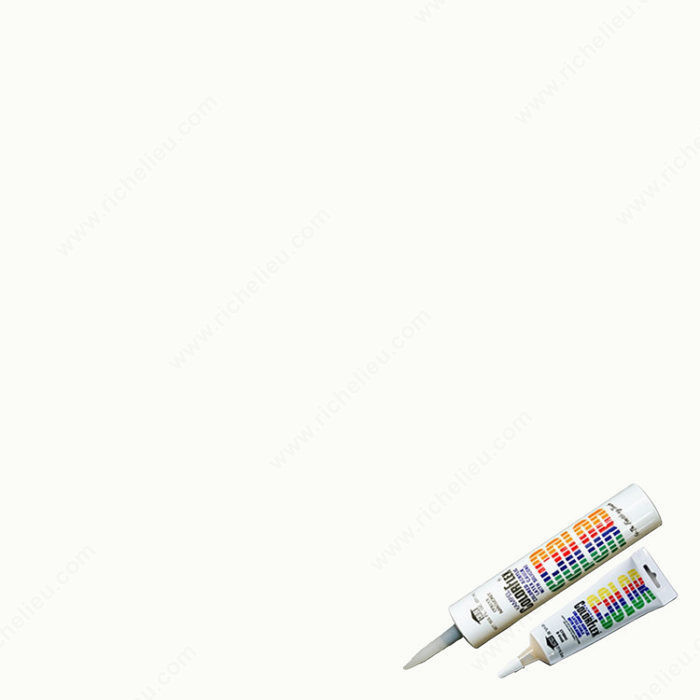 Acrylic Latex Caulk ColorFlex, with silicone, Color White