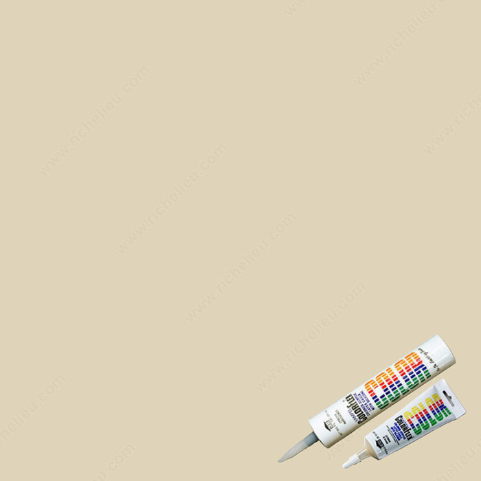 Acrylic Latex Caulk ColorFlex, with silicone, Color Parchment