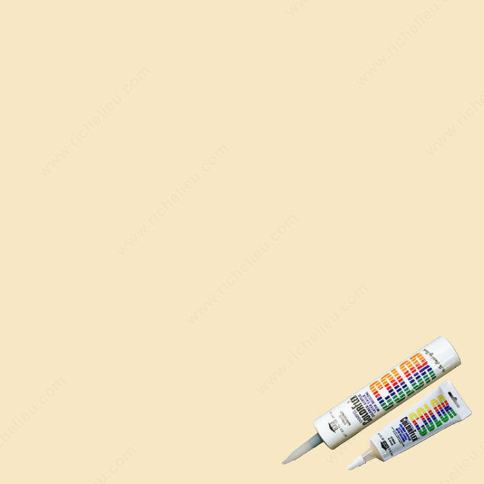 Acrylic Latex Caulk ColorFlex, with silicone, Color French Vanilla