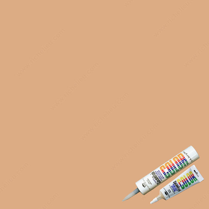 Acrylic Latex Caulk ColorFlex, with silicone, Color Red Oak
