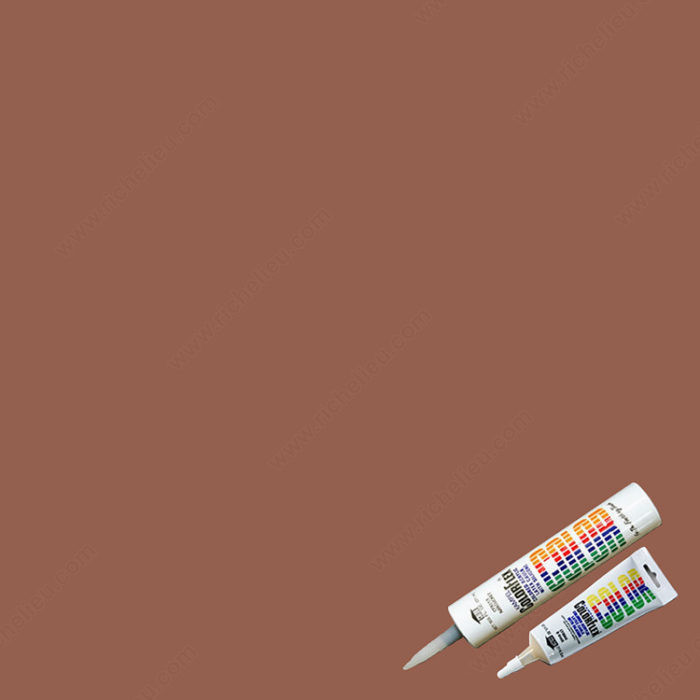 Acrylic Latex Caulk ColorFlex, with silicone, Color Fudge