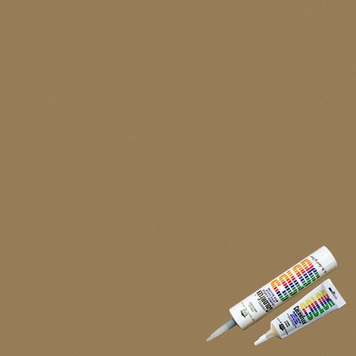 Acrylic Latex Caulk ColorFlex - 4 oz tube, with silicone, Color Chocolate