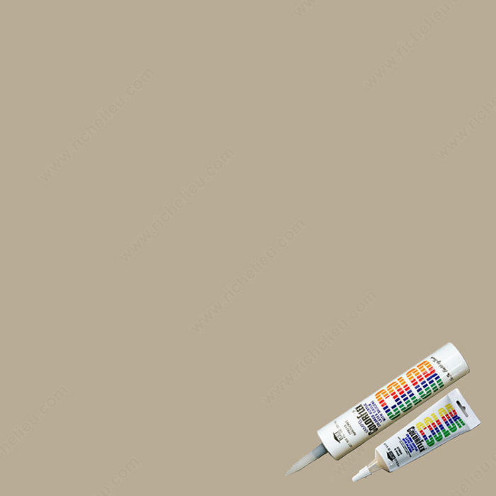 Acrylic Latex Caulk ColorFlex, with silicone, Color Taupe Stone