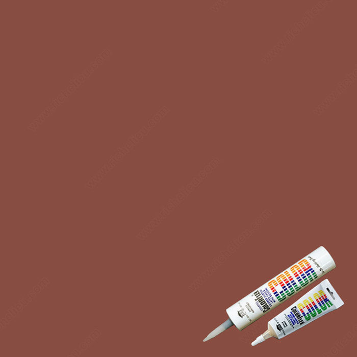 Acrylic Latex Caulk ColorFlex, with silicone, Color Antique Red