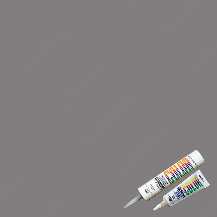 Acrylic Latex Caulk ColorFlex, with silicone, Color Charcoal