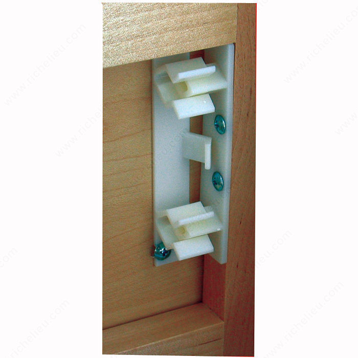 Snap-Together Connectors, Provides easy false front panel installation., Application Attaches to the cabinet