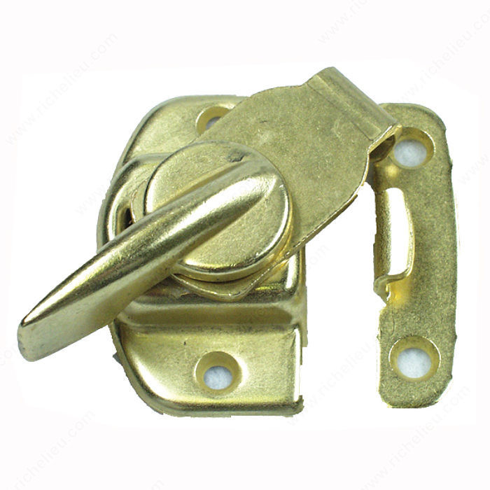 Spring-Activated Sash Lock and Keeper,