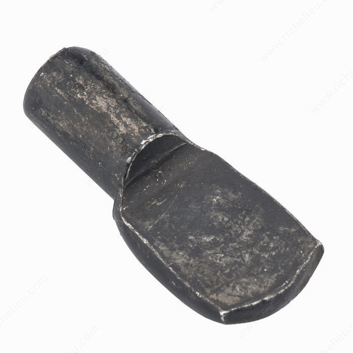 Standard Metal Shelf Pin, Drilling Diameter 1/4 in, Load Capacity per Shelf 80 kg, Finish Black