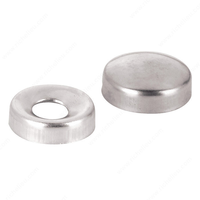 Metal Cover Cap, Diameter 12 mm, Drilling Diameter 12 mm