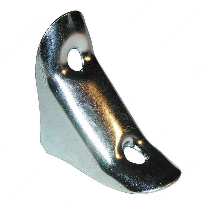 Metal Bracket for Corners, Width - Overall Dimensions 20 mm, Height - Overall Dimensions 37 mm, Projection - Overall Dimensions 37 mm