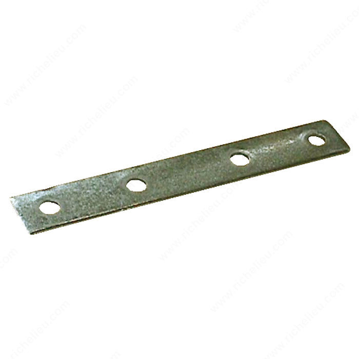 Metal Fitting Plate, Width - Overall Dimensions 15 mm, Length - Overall Dimensions 140 mm, Finish Zinc
