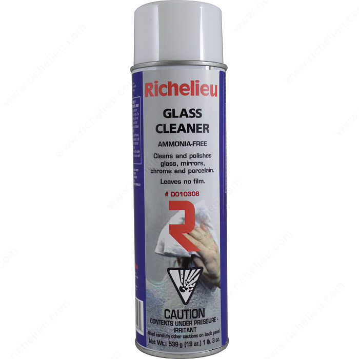 Richelieu Glass Cleaner, Ammonia- free,PRO-PACK 2