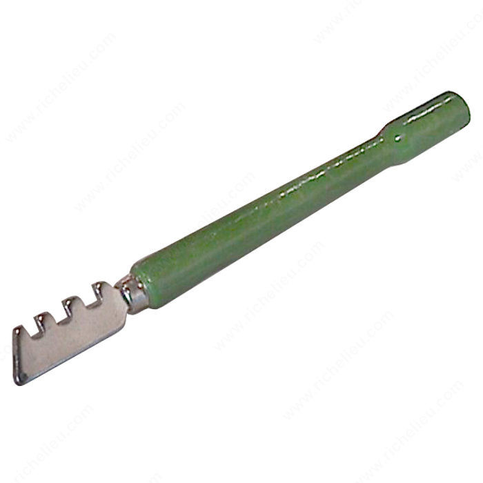 DIAMANTOR Economical Glass Cutter with Rounded Wooden Handle, With one steel wheel,PRO-PACK 2