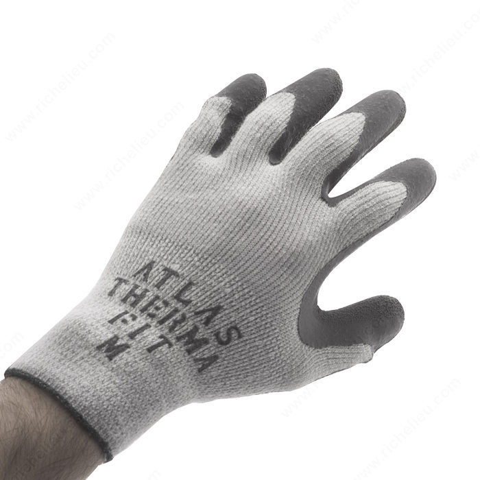 Insulated Atlas ThermaFit Gloves, Construction, recycling, general assembly and manufacturing,