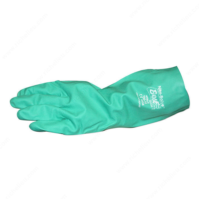 Chemical Resistant Gloves, For work requiring solvent handling, Size Extra-Large