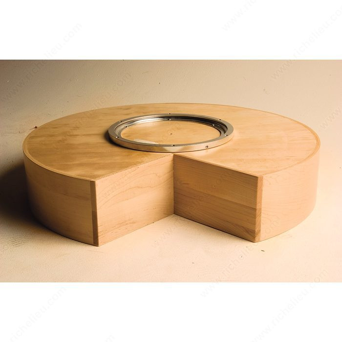 Deep Wood Swivel Tray