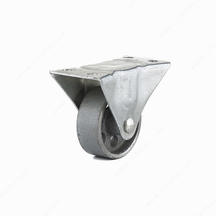 Industrial Sintered Iron Caster, Non- marking rubber tread + High capacity and durability, Load Capacity Per Caster Max. 80 kg, Wheel Diameter 63.5 mm, Total Height 82 mm, Tread Width 26 mm PRO-PACK 2