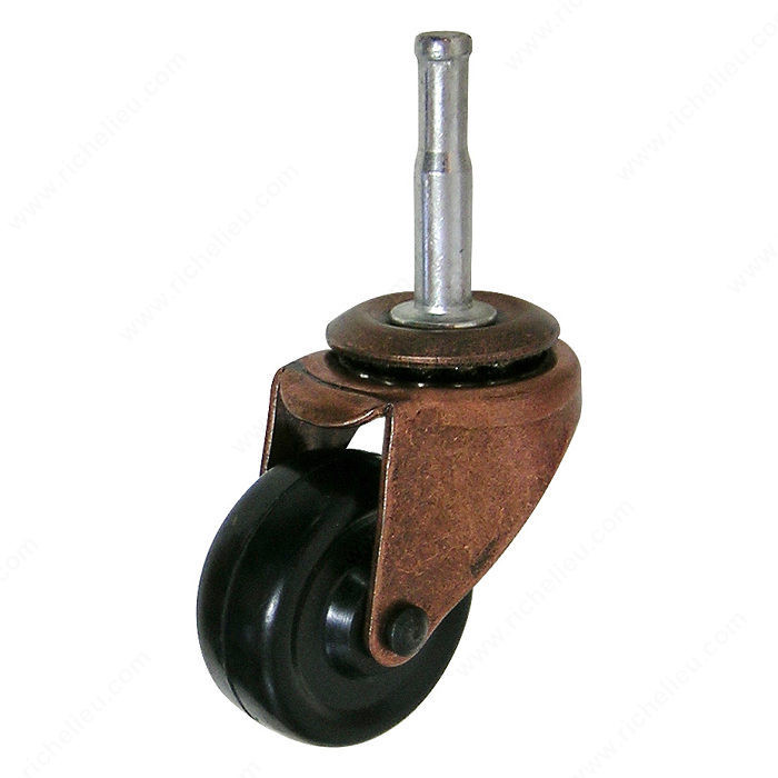 Heavy-Duty Furniture Caster, Double- race ball bearing, Load Capacity Per Caster Max. 18 kg, Wheel Diameter 41 mm, Total Height 57.2 mm, Tread Width 17.4 mm PRO-PACK 5