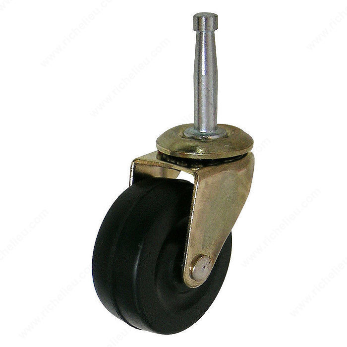 Heavy-Duty Furniture Caster, Double- race ball bearing, Load Capacity Per Caster Max. 40 kg, Wheel Diameter 50 mm, Total Height 64 mm, Tread Width 20.6 mm PRO-PACK 3