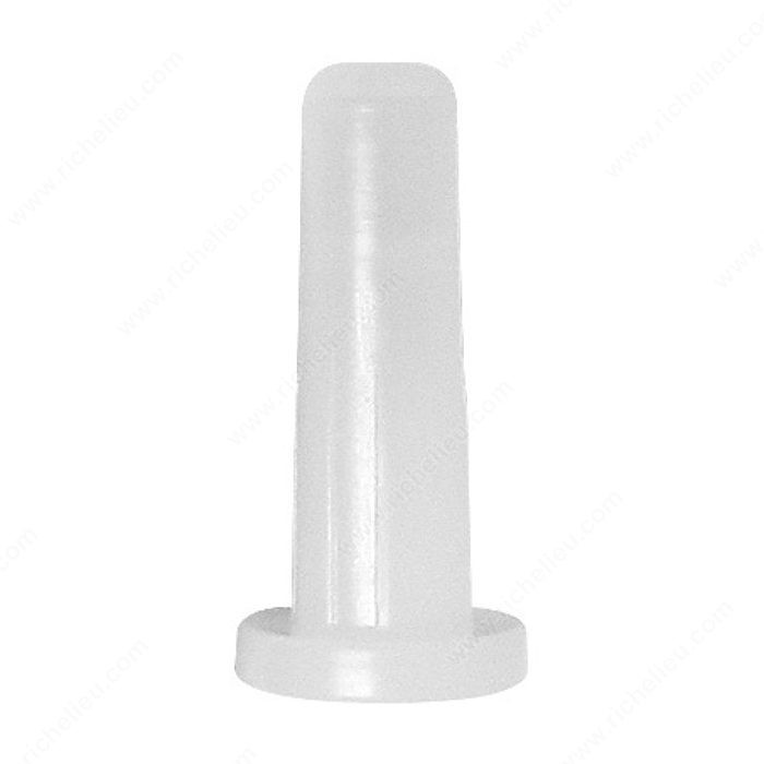 Caster Sockets, Outside Diameter 13 mm, Inside Diameter 9.5 mm, Finish White PRO-PACK 5