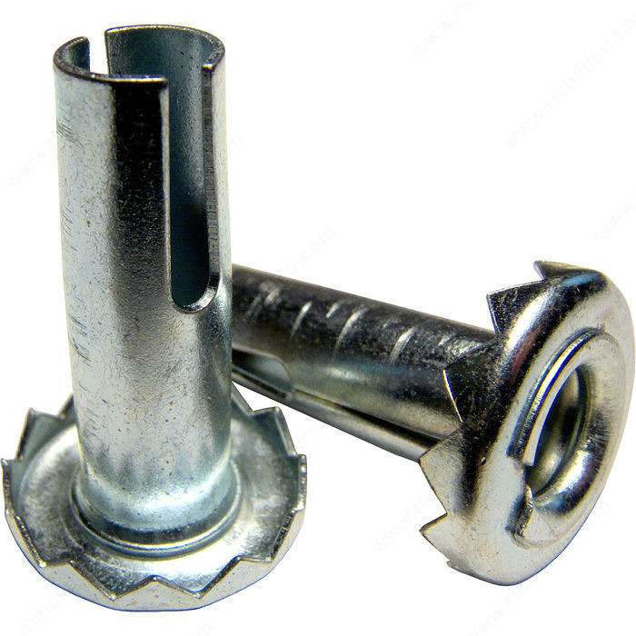 Caster Sockets, Outside Diameter 9.5 mm, Inside Diameter 8 mm, Finish Metal PRO-PACK 5