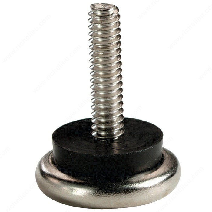 Adjustable Glides with Cushioned Steel Base, Base Diameter 7/8 in PRO-PACK 10