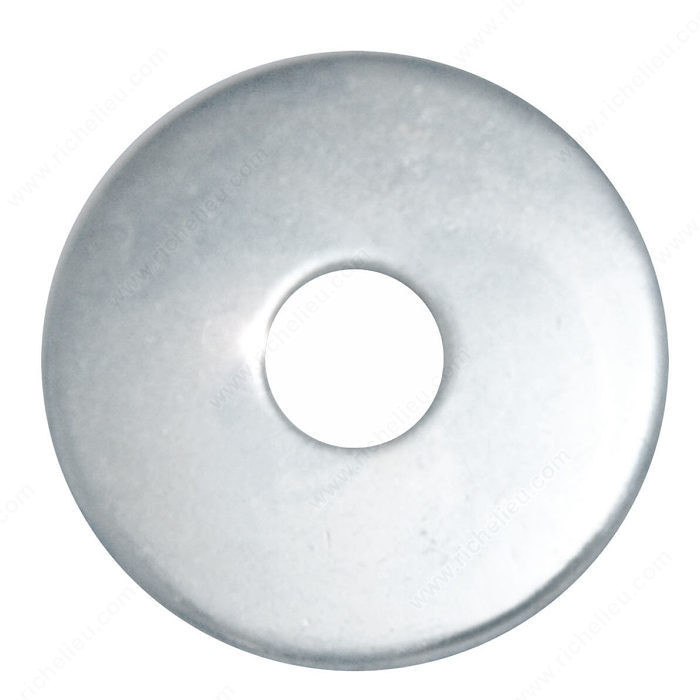 Fender washer, Zinc, FWZ, Bolt Diameter 3/8, Outside Diameter 1 1/2 to 1 17/32 in, Inside Diameter 13/32 to 27/64 in, Thickness 1/16 to 5/64 in